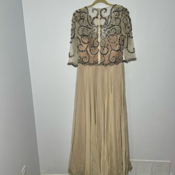 Terani Couture beaded dress size 14 - Picture 3 of 6